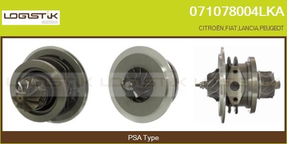 Groupe carter, turbocompresseur LGK 071078004LKA