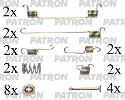 Kit d'accessoires, mâchoire de frein PATRON PSRK0128