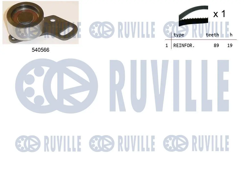 Kit de courroie crantée RUVILLE 550459