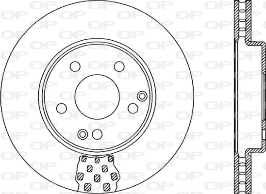 Disque de frein OPEN PARTS BDR1916.20