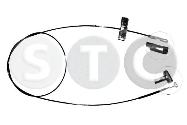 Tirette à câble, frein de stationnement STC T480079