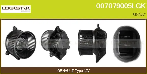 Pulseur d'air habitacle LGK 007079005LGK