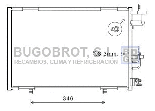 Condenseur, climatisation BUGOBROT 62-FD5490