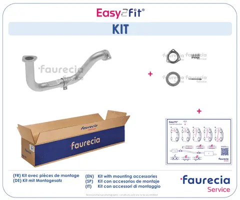 Tuyau d'échappement Faurecia FS45090