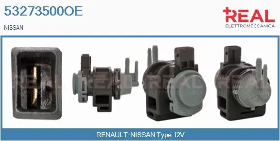Transmetteur de pression, contrôle des gaz d'échappement REAL 53273500OE