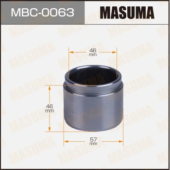 Piston, étrier de frein MASUMA MBC-0063