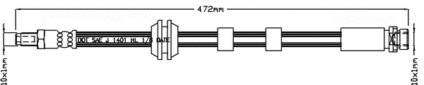 Flexible de frein JURATEK JBH1037
