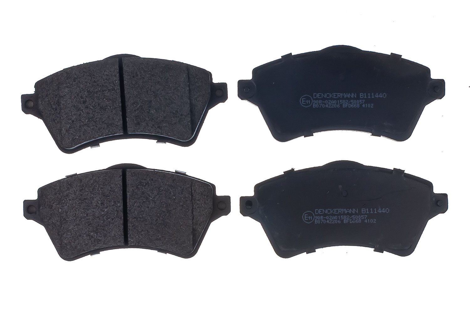 Kit de plaquettes de frein, frein à disque DENCKERMANN B111440