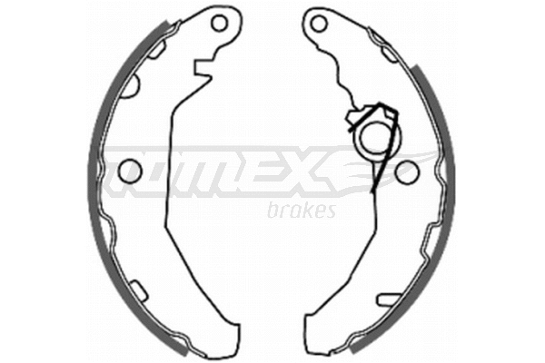 Jeu de mâchoires de frein TOMEX Brakes TX 20-46