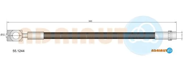 Flexible de frein ADRIAUTO 55.1244