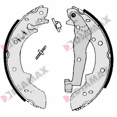 Jeu de mâchoires de frein DIAMAX N01215