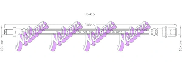 Flexible de frein KAWE H5415