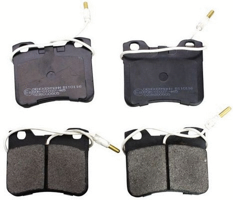 Kit de plaquettes de frein, frein à disque DENCKERMANN B110116