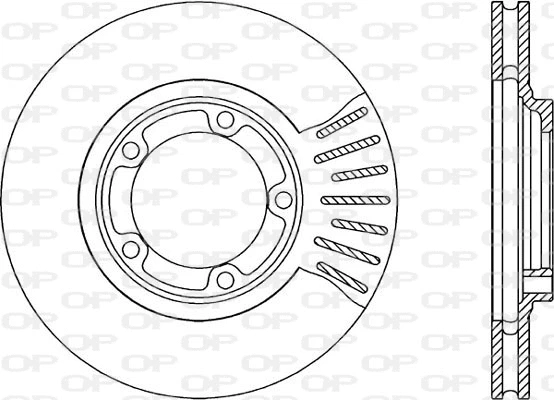 Disque de frein OPEN PARTS BDA1791.20