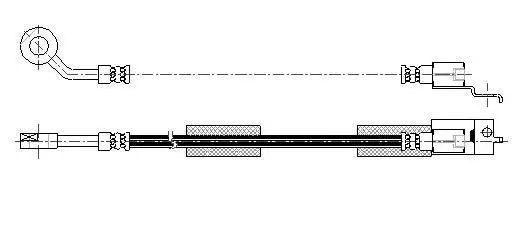 Flexible de frein Technika 49126
