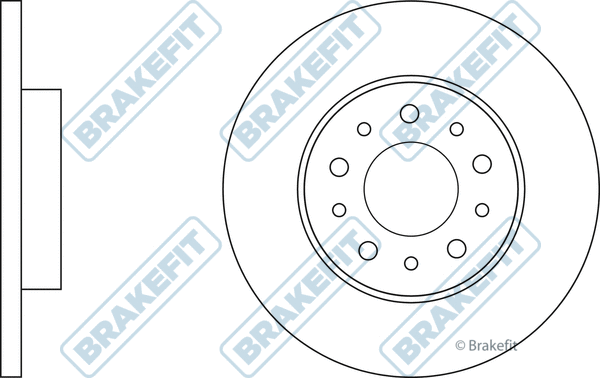 Disque de frein APEC SDK6796