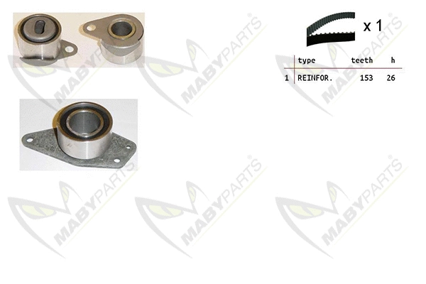 Kit de courroie crantée MABYPARTS OBK010135