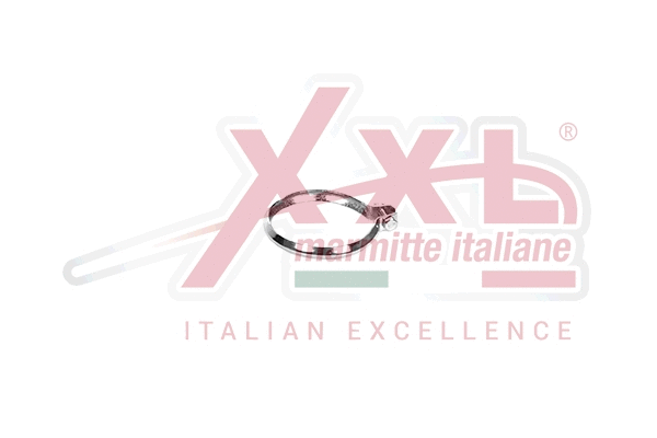 Support, silencieux XXLMARMITTEITALIANE X08092L