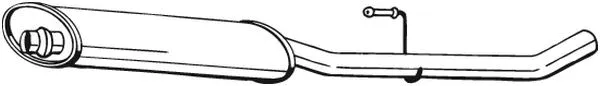 Silencieux central BOSAL 282-331
