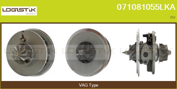 Groupe carter, turbocompresseur LGK 071081055LKA