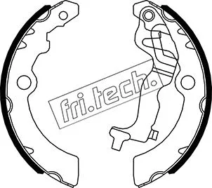 Jeu de mâchoires de frein fri.tech. 1111.252