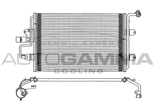 Condenseur, climatisation AUTOGAMMA 101720