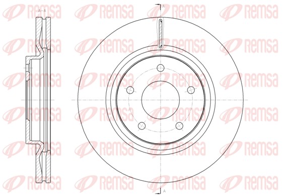 Disque de frein REMSA 61580.10