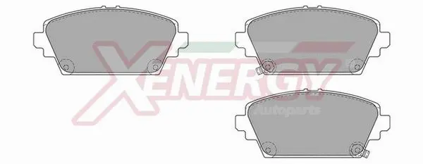Kit de plaquettes de frein, frein à disque AP XENERGY X40769