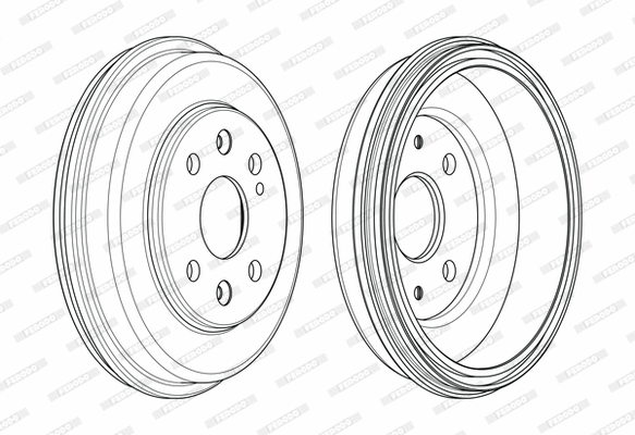 Tambour de frein FERODO FDR329823