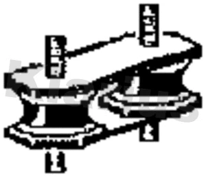 Suspension, échappement KLARIUS 420401