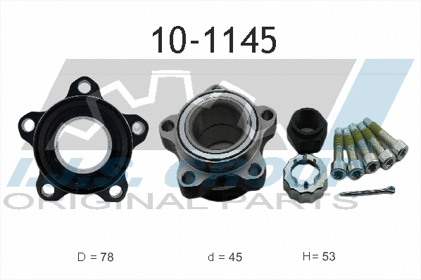 Kit de roulements de roue IJS GROUP 10-1145