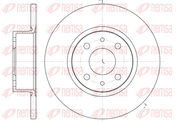 Disque de frein REMSA 6192.00