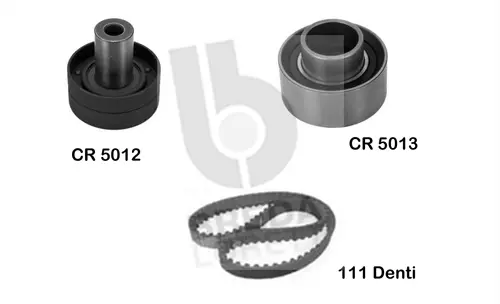 Kit de courroie crantée BREDA LORETT KCD0226