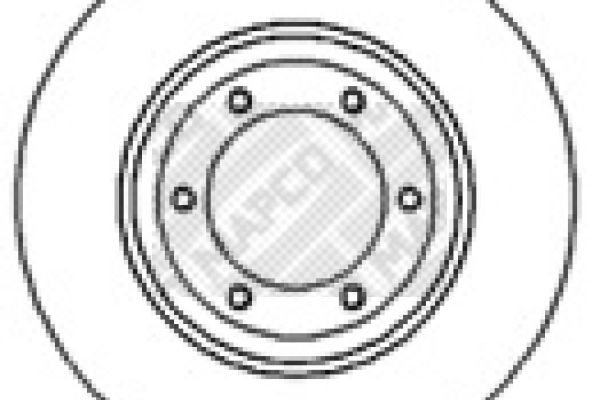 Disque de frein MAPCO 15580