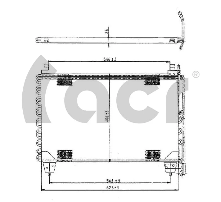Condenseur, climatisation ACR 300567