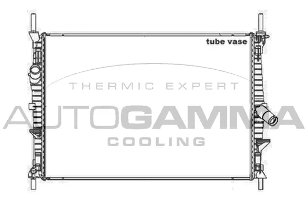 Radiateur, refroidissement du moteur AUTOGAMMA 105590