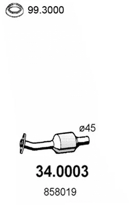 Catalyseur ASSO 34.0003