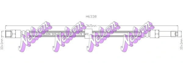 Flexible de frein KAWE H6338