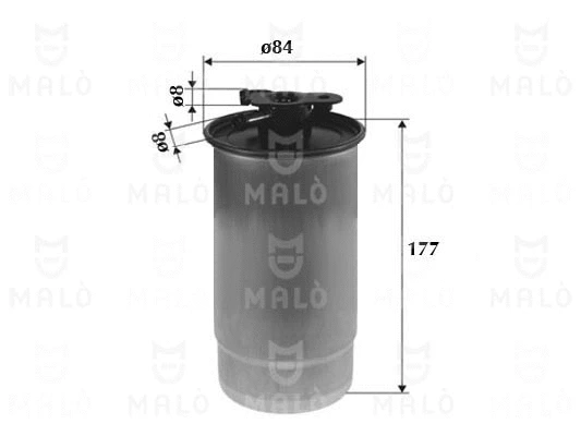 Filtre à carburant AKRON-MALÒ 1520154