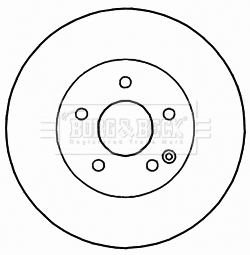 Disque de frein BORG & BECK BBD4675