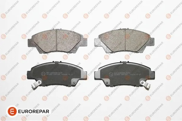 Kit de plaquettes de frein, frein à disque EUROREPAR 1675991580