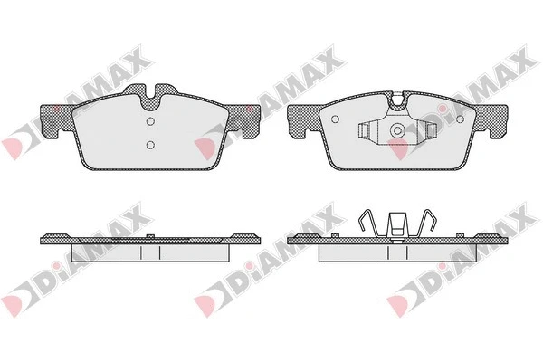 Kit de plaquettes de frein, frein à disque DIAMAX N09516