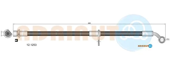 Flexible de frein ADRIAUTO 12.1253