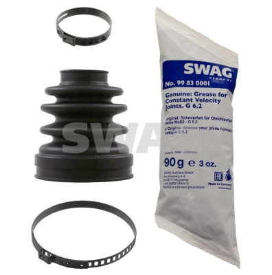 Jeu de joints-soufflets, arbre de commande SWAG 62 92 2017