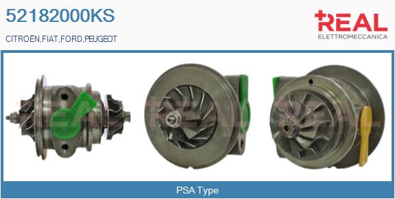 Groupe carter, turbocompresseur REAL 52182000KS
