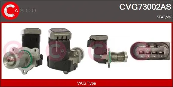 Vanne EGR CASCO CVG73002AS