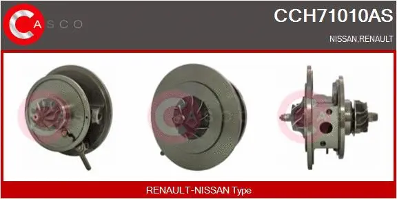 Groupe carter, turbocompresseur CASCO CCH71010AS