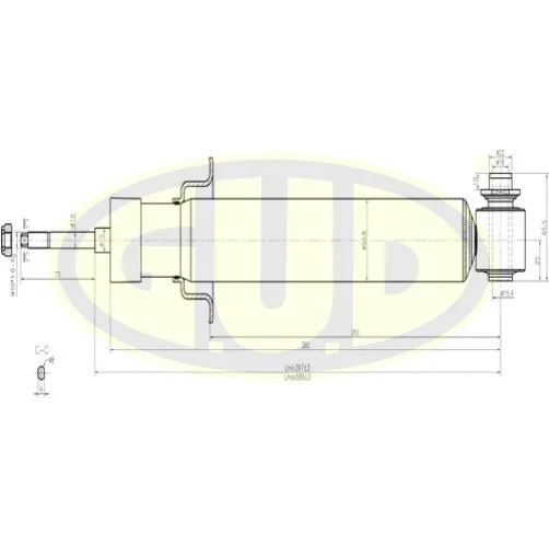 Amortisseur G.U.D. GSA341913