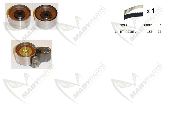 Kit de courroie crantée MABYPARTS OBK010189