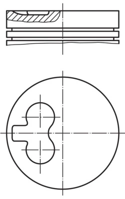 Piston MAHLE 039 06 11